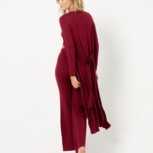 (A8) L*Space Audrey Duster, in Color: Cabernet, Size Medium, NWT - Picture 6 of 12